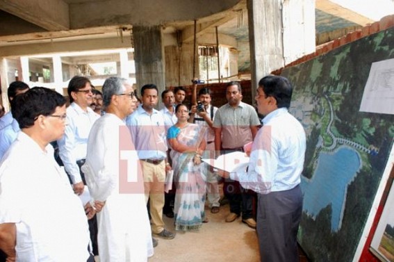 CM inspected ‘Science City’ under construction work at Agartala CM inspected ‘Science City’ under construction work at Agartala